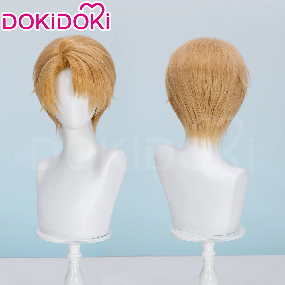 【Ready For Ship】DokiDoki Anime Hetalia: Axis Powers Cosplay Alfred F Jones Wig Short Straight Blond Hair APH