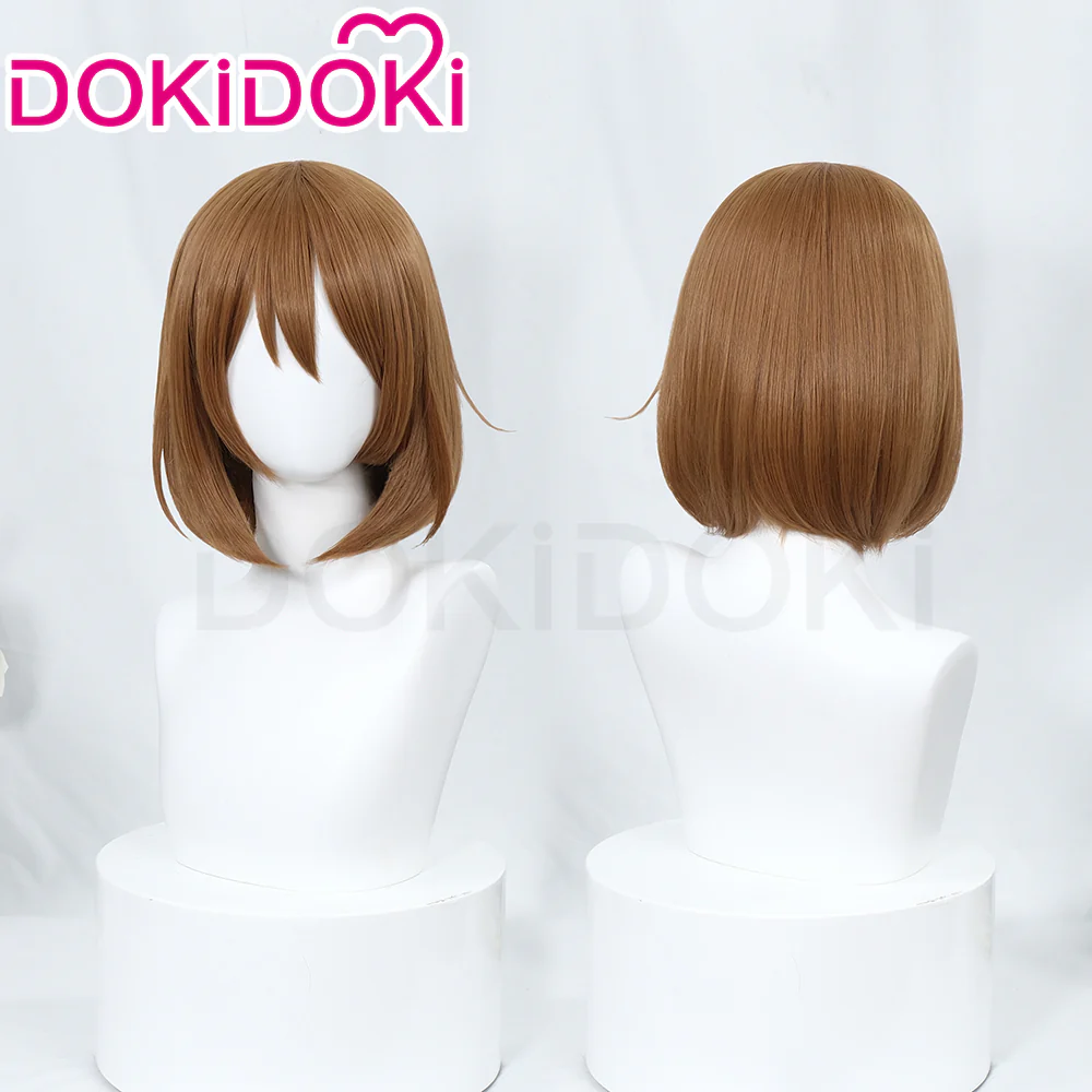 【Ready For Ship】DokiDoki Anime K-ON Cosplay Hirasawa Yui Wig Short Straight Brown Hair