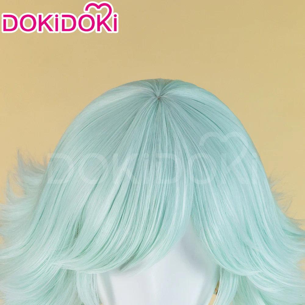 【Ready For Ship】DokiDoki Anime Kamisama Kiss Cosplay Mizuki Wig Short Straight Green /  White Wig Women - Image 10