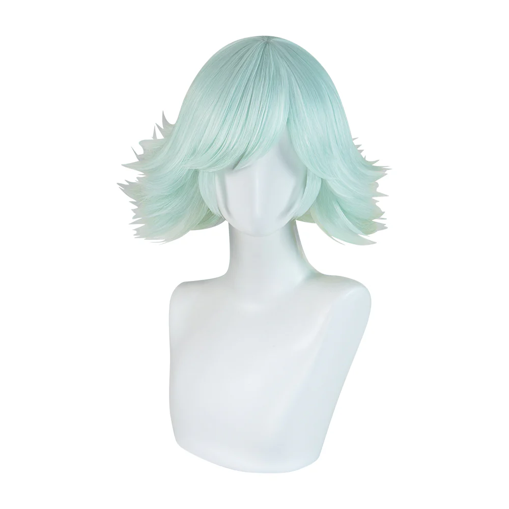 【Ready For Ship】DokiDoki Anime Kamisama Kiss Cosplay Mizuki Wig Short Straight Green /  White Wig Women - Image 11