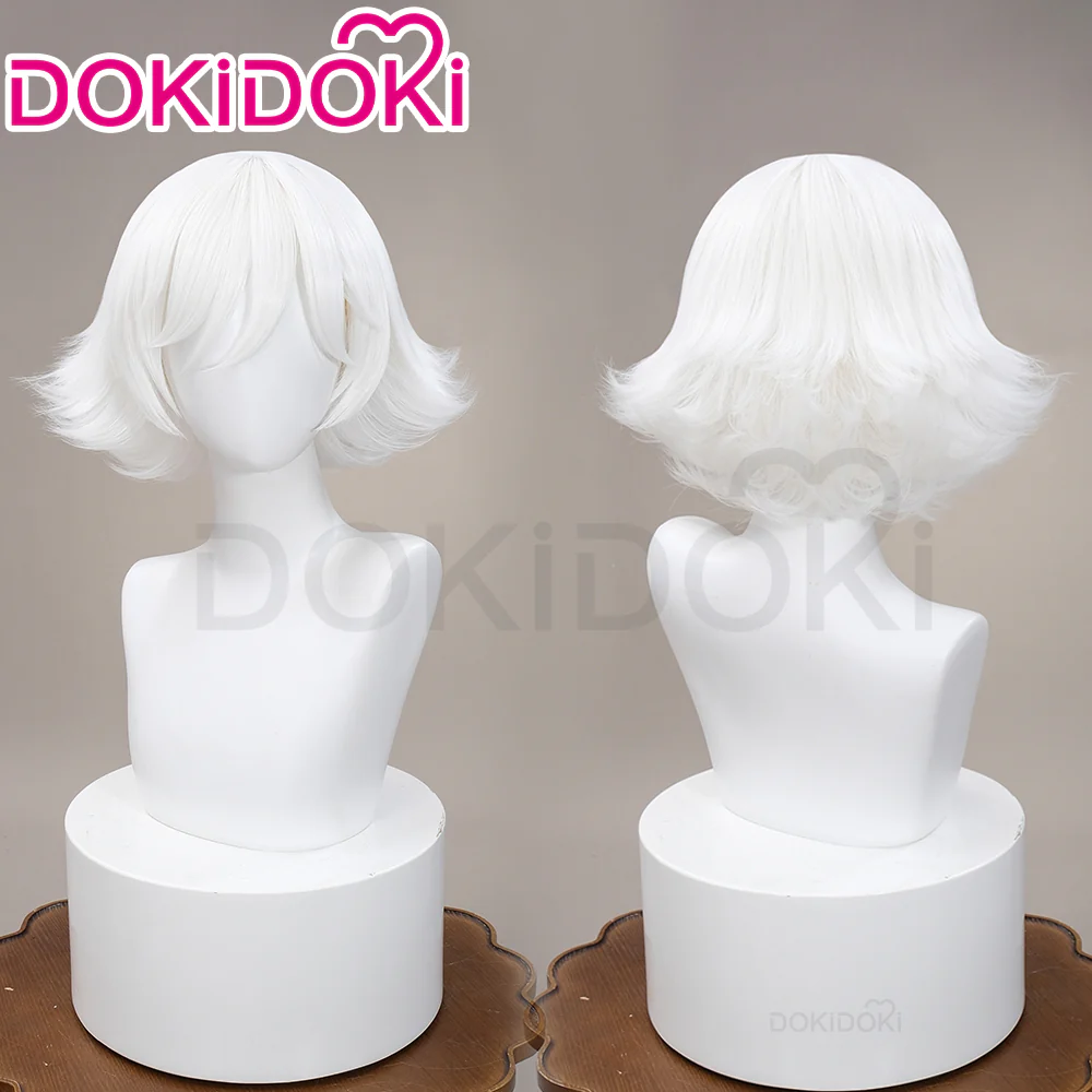 【Ready For Ship】DokiDoki Anime Kamisama Kiss Cosplay Mizuki Wig Short Straight Green /  White Wig Women - Image 2