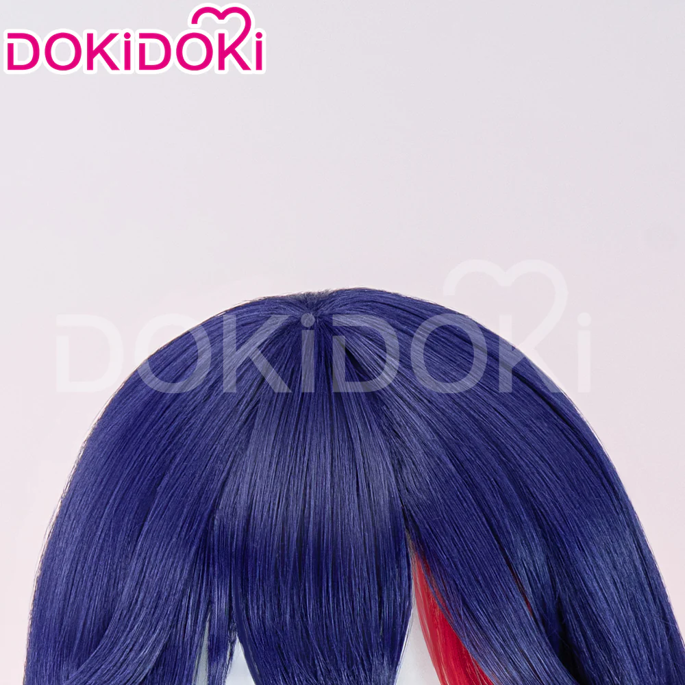 【Ready For Ship】DokiDoki Anime KILL la KILL Cosplay Matoi Ryuuko Wig Short Straight Dark Blue Hair - Image 4