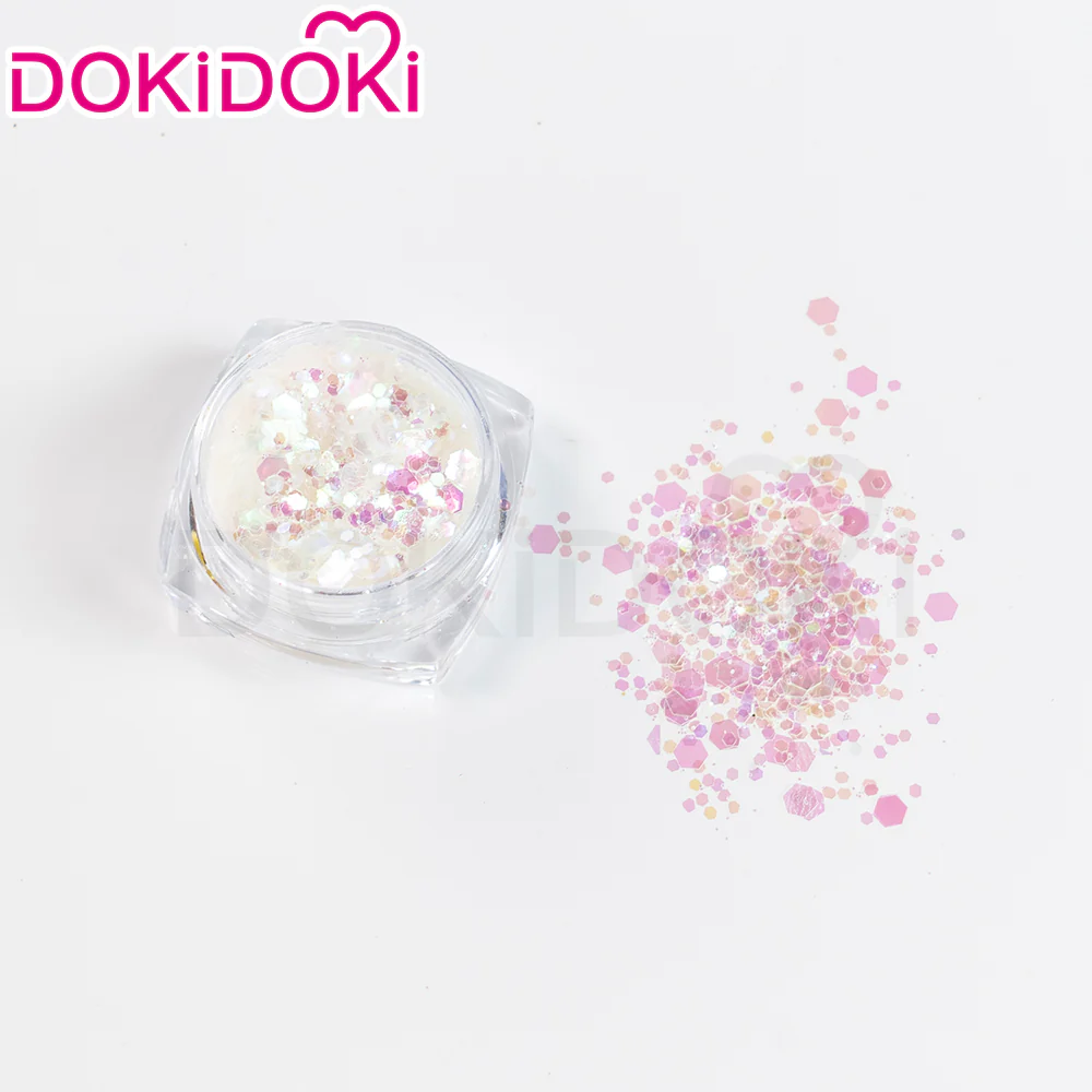 【Ready For Ship】DokiDoki Anime Land of the Lustrous Cosplay Diamond Wig Short Curly Hair/Shinny Laser Paper / Glitter/ Aurora Laser Sequins - Image 15