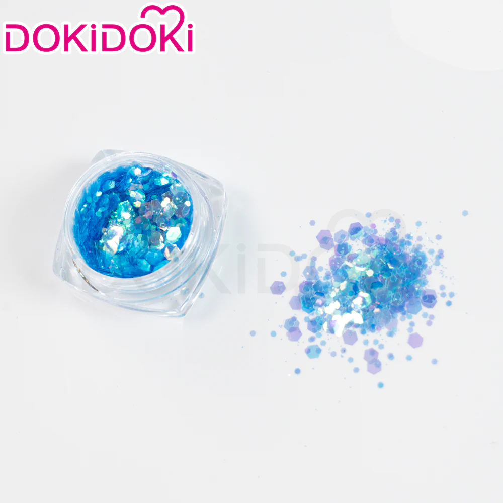 【Ready For Ship】DokiDoki Anime Land of the Lustrous Cosplay Diamond Wig Short Curly Hair/Shinny Laser Paper / Glitter/ Aurora Laser Sequins - Image 17