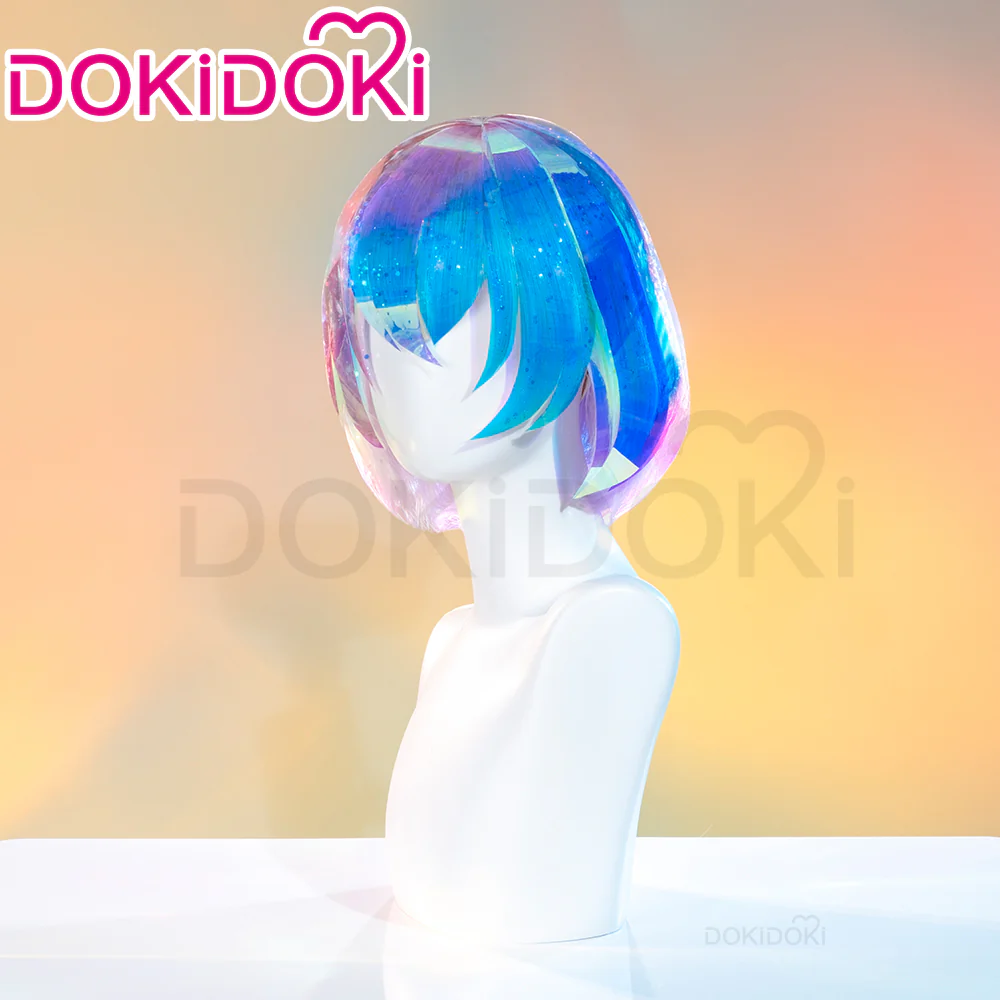 【Ready For Ship】DokiDoki Anime Land of the Lustrous Cosplay Diamond Wig Short Curly Hair/Shinny Laser Paper / Glitter/ Aurora Laser Sequins - Image 6