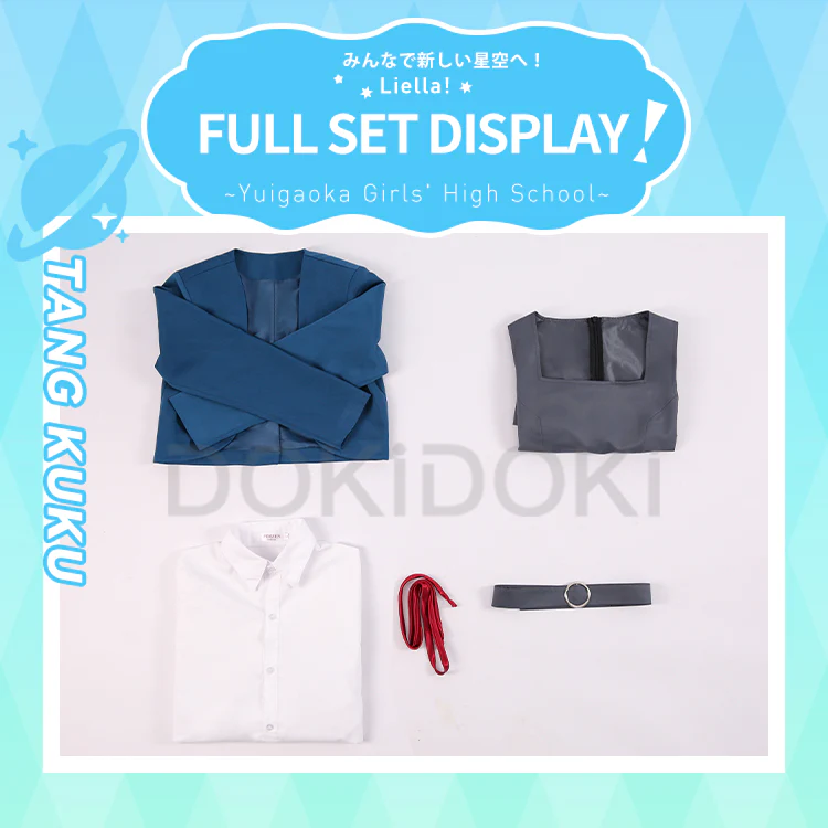 DokiDoki-SR Anime LoveLive! Super Star!!Cosplay Costume Heanna Sumire/Hazuki Ren/Arashi Chisato/Tang Keke/Shibuya Kanon - Image 6