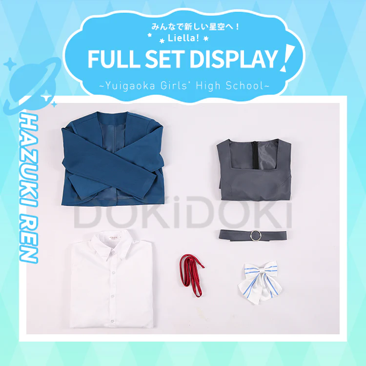 DokiDoki-SR Anime LoveLive! Super Star!!Cosplay Costume Heanna Sumire/Hazuki Ren/Arashi Chisato/Tang Keke/Shibuya Kanon - Image 7