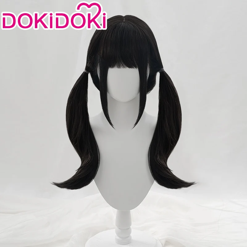 DokiDoki Anime Lycoris Recoil Cosplay Inoue Takina Cosplay Wig Black Long Hair - Image 4