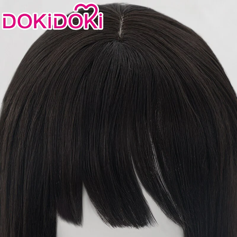 DokiDoki Anime Lycoris Recoil Cosplay Inoue Takina Cosplay Wig Black Long Hair - Image 5