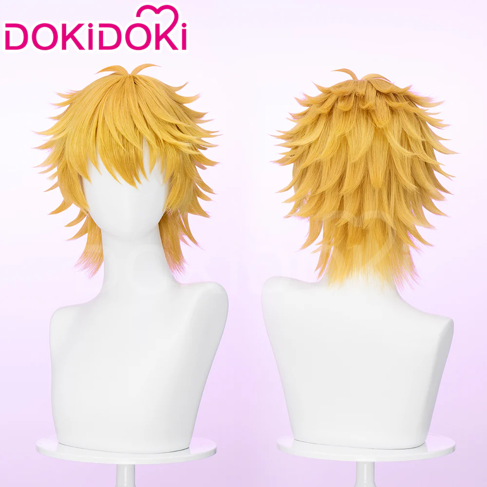 【Ready For Ship】DokiDoki Anime Maid Sama! Cosplay Usui Takumi Wig Short Yellow Hair Kaicho Wa Maid-Sama!