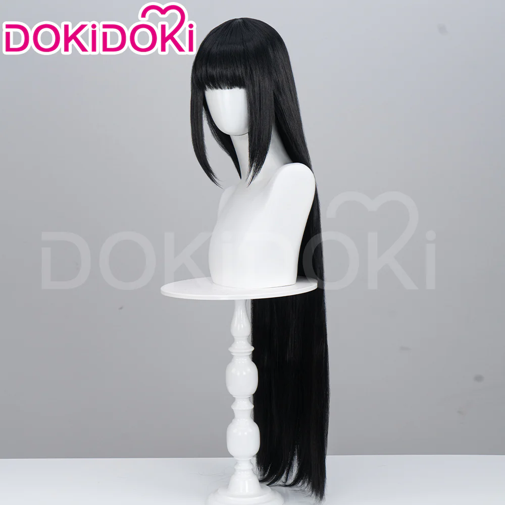 【Ready For Ship】DokiDoki Anime Manga Cosplay Wig Long Straight Black Hair - Image 3