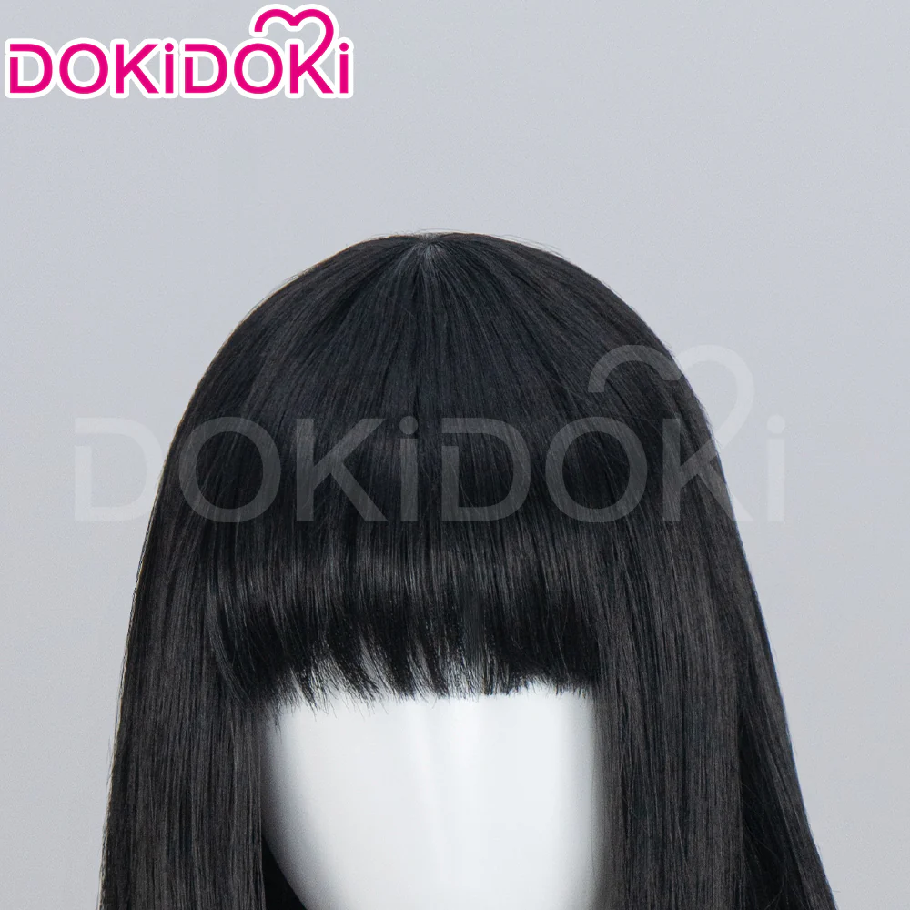 【Ready For Ship】DokiDoki Anime Manga Cosplay Wig Long Straight Black Hair - Image 4