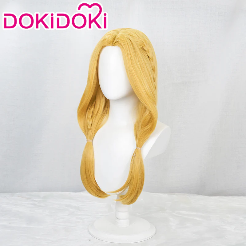 【Ready For Ship】DokiDoki Anime Manga Delicious in Dungeon Cosplay Marcille Donato Wig Long Straight Yellow Hair Dungeon Meshi - Image 2