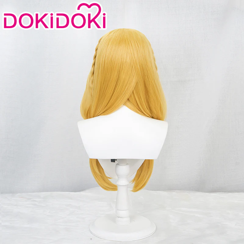 【Ready For Ship】DokiDoki Anime Manga Delicious in Dungeon Cosplay Marcille Donato Wig Long Straight Yellow Hair Dungeon Meshi - Image 3