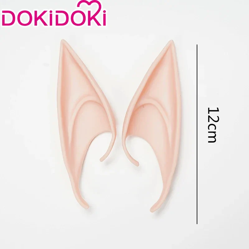 【Partially Ready For Ship】DokiDoki Anime Manga Cosplay Wig / Earrings/ Ring / Eyelashes Long Straight White Grey Hair - Image 13