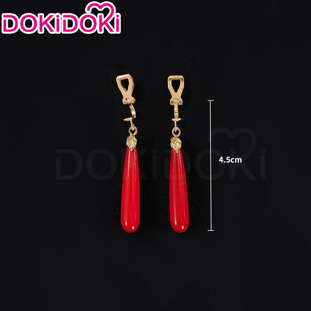 【Partially Ready For Ship】DokiDoki Anime Manga Cosplay Wig / Earrings/ Ring / Eyelashes Long Straight White Grey Hair - Image 14