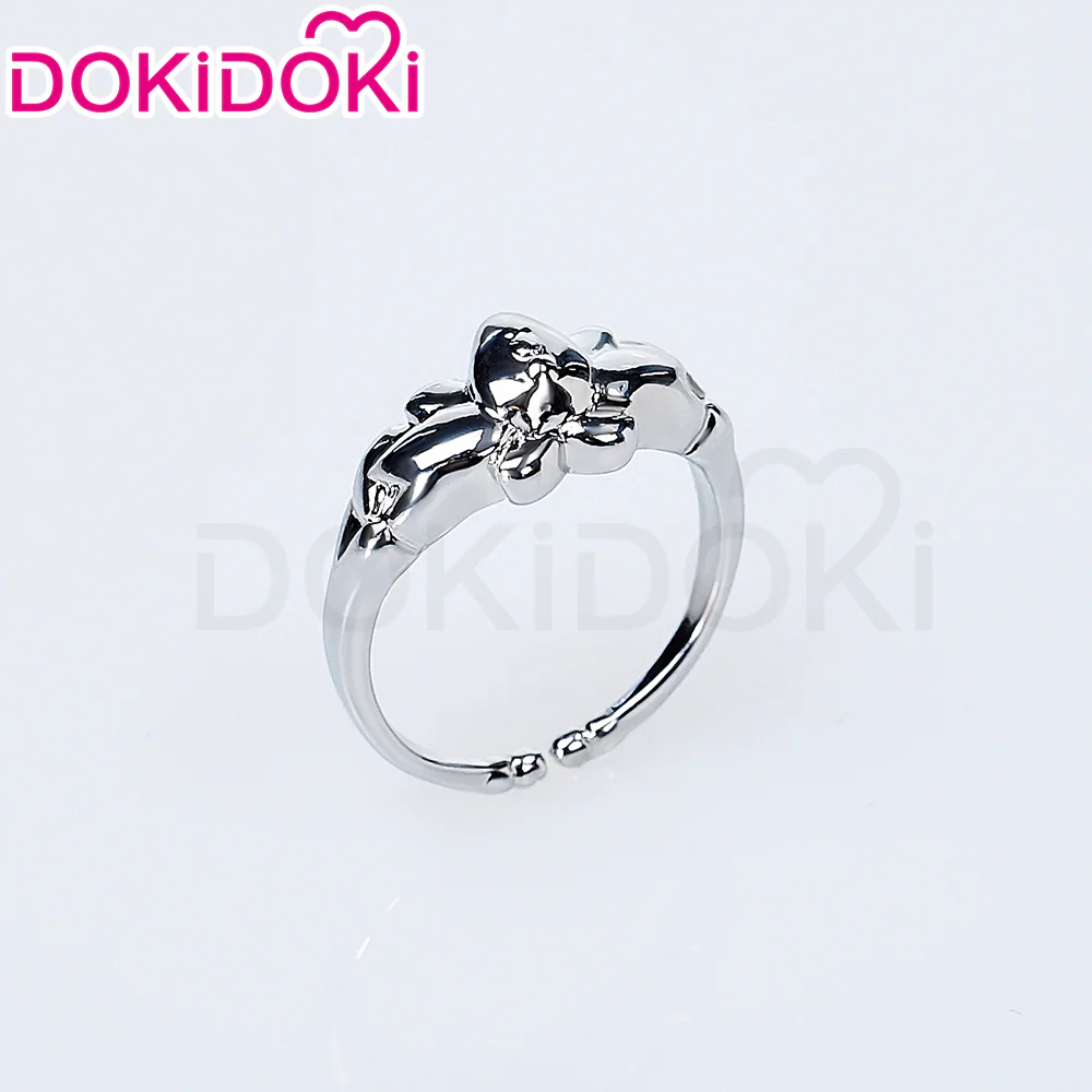 【Partially Ready For Ship】DokiDoki Anime Manga Cosplay Wig / Earrings/ Ring / Eyelashes Long Straight White Grey Hair - Image 17