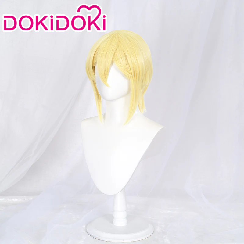 【Ready For Ship】DokiDoki Anime Manga MORIARTY THE PATRIOT Cosplay Wig William James Moriarty Wig Short Yellow - Image 2