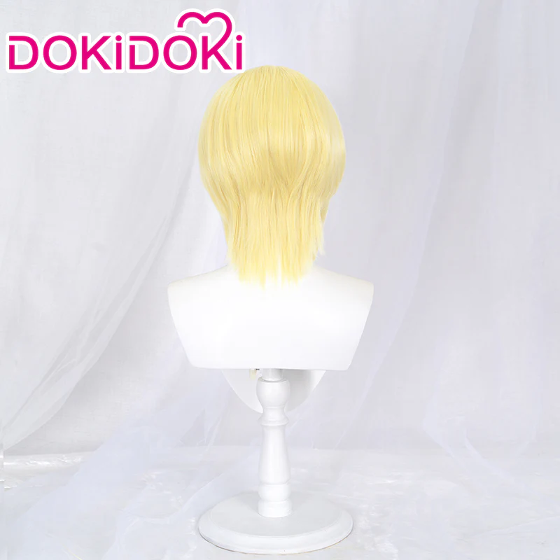 【Ready For Ship】DokiDoki Anime Manga MORIARTY THE PATRIOT Cosplay Wig William James Moriarty Wig Short Yellow - Image 3