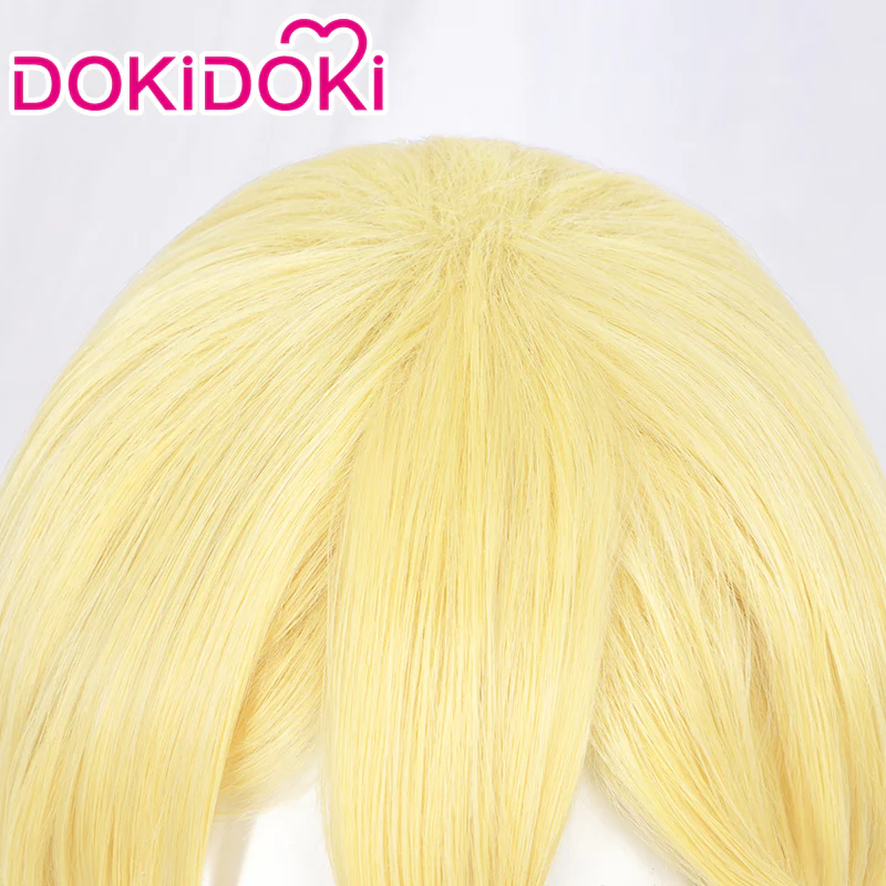 【Ready For Ship】DokiDoki Anime Manga MORIARTY THE PATRIOT Cosplay Wig William James Moriarty Wig Short Yellow - Image 4