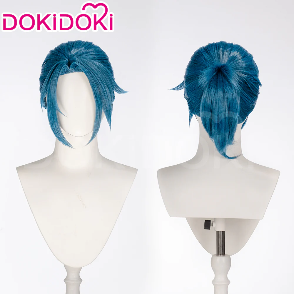 DokiDoki Anime Mashin Eiyuden Wataru Cosplay Kakeru Amabe Wig Blue