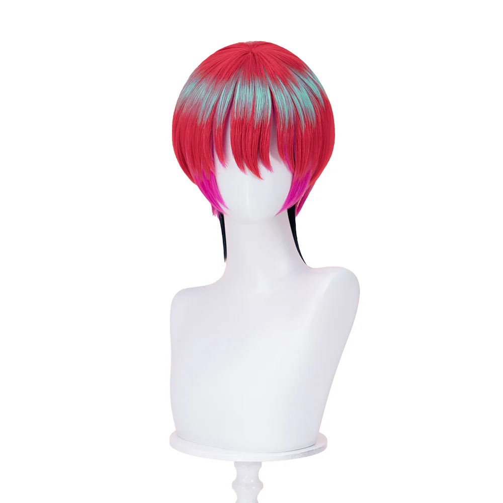 【Ready For Ship】DokiDoki Anime Cosplay Wig Red Short Hair - Image 5