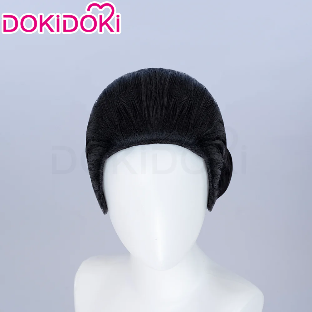 DokiDoki Anime Movie The Boy and the Heron Cosplay Lady Himi Wig Short Black - Image 4