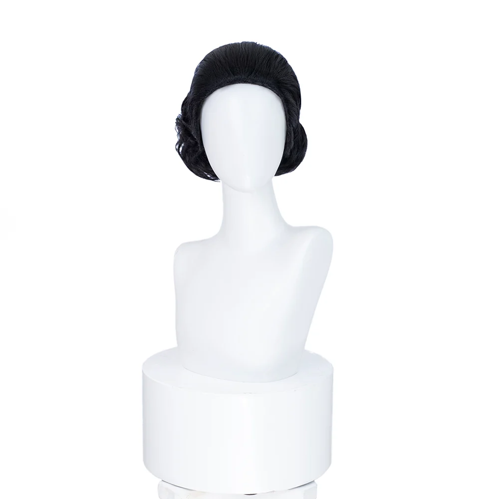 DokiDoki Anime Movie The Boy and the Heron Cosplay Lady Himi Wig Short Black - Image 5