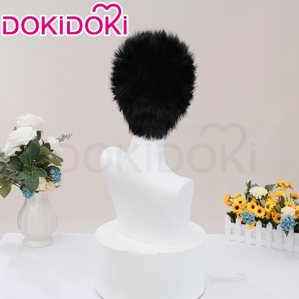 【Ready For Ship】DokiDoki Anime NANA Cosplay Honjo Ren Wig Short Straight Black Hair - Image 3