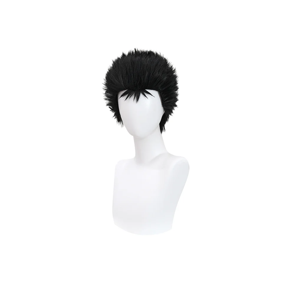 【Ready For Ship】DokiDoki Anime NANA Cosplay Honjo Ren Wig Short Straight Black Hair - Image 5