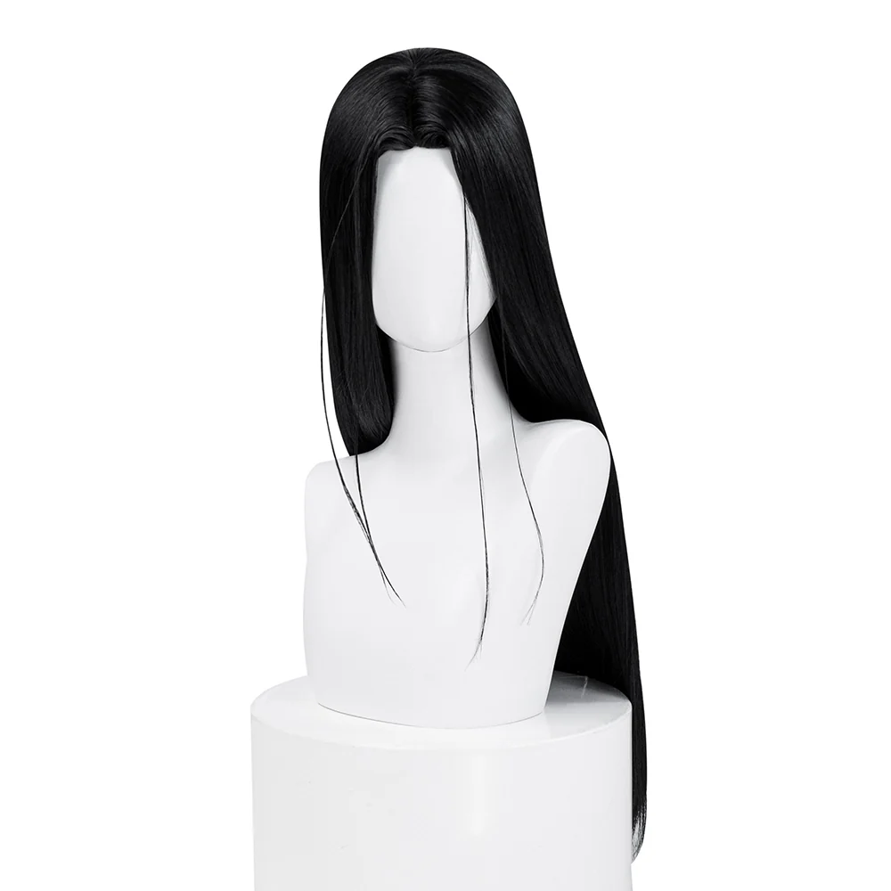 【Ready For Ship】DokiDoki Anime NANA Cosplay Ichinose Takumi Wig Long Straight Black Hair - Image 5