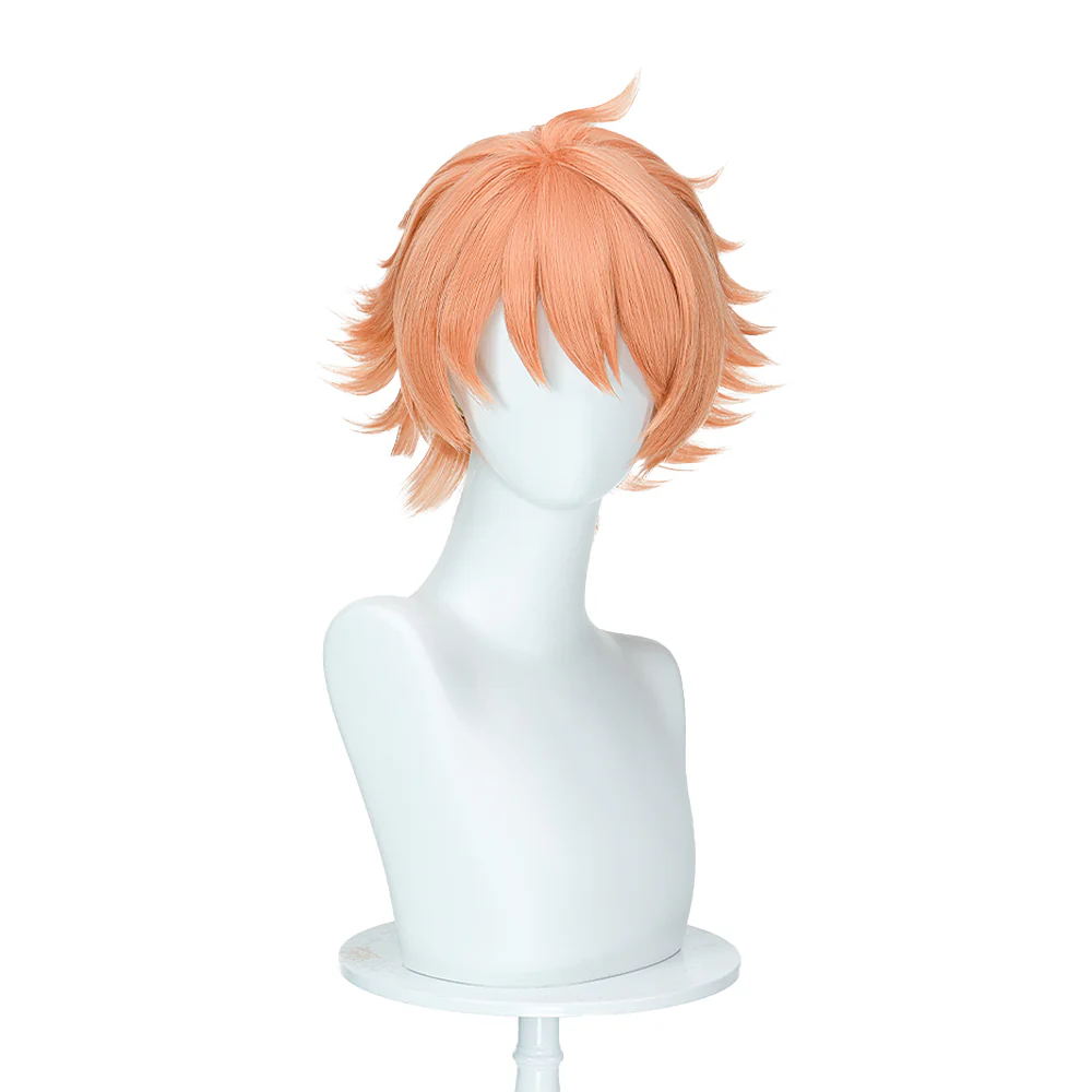 【Ready For Ship】DokiDoki Anime Oran High School Host Club Cosplay Kaoru Hitachiin / Hikaru  Wig Short Brown Hair - Image 10