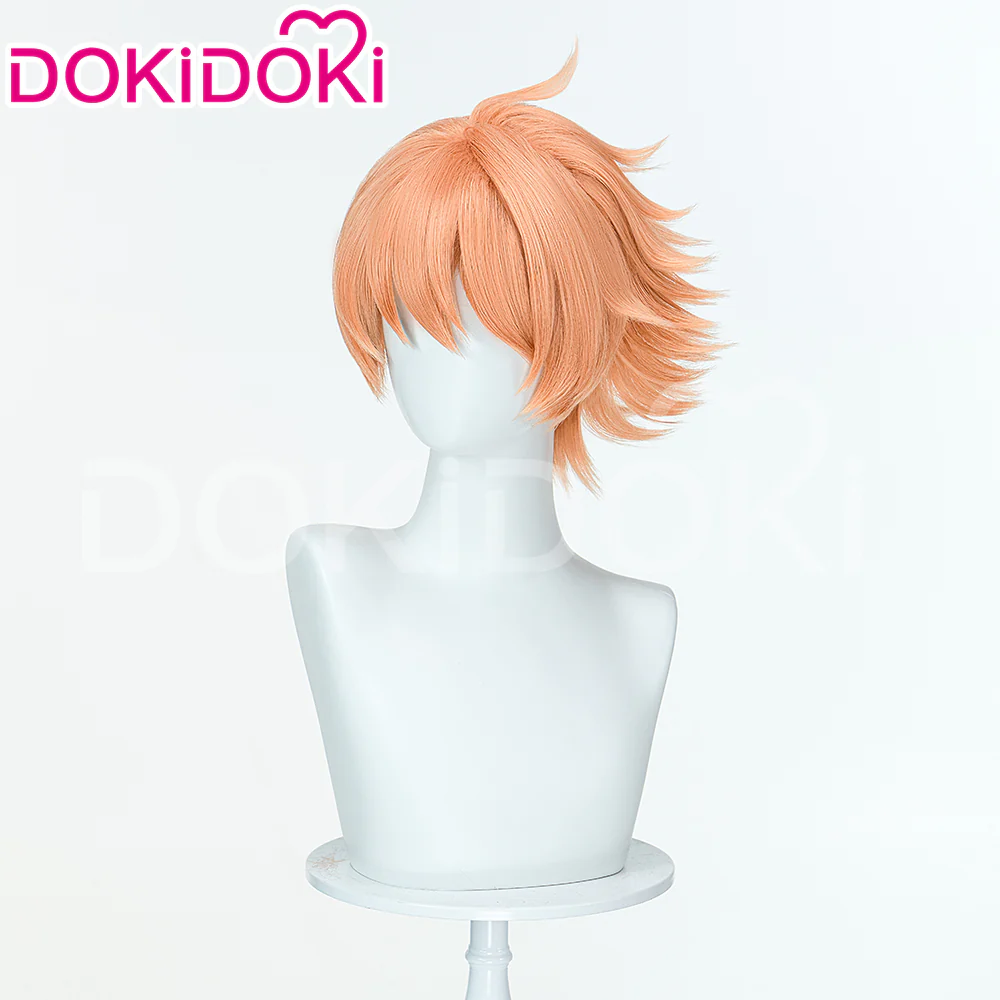 【Ready For Ship】DokiDoki Anime Oran High School Host Club Cosplay Kaoru Hitachiin / Hikaru  Wig Short Brown Hair - Image 8