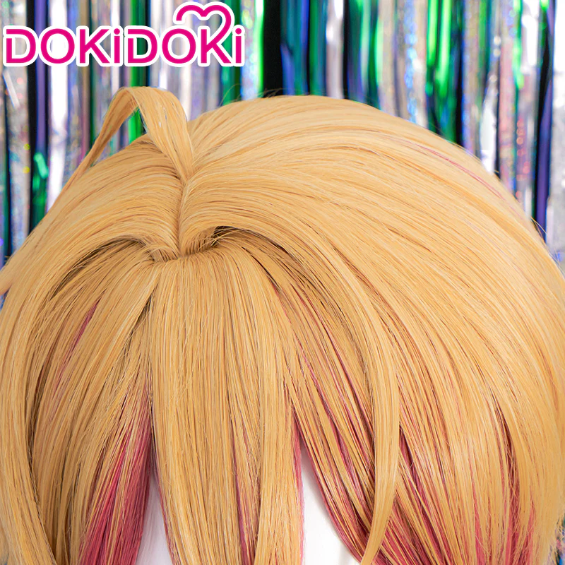 【Ready For Ship】【Gradient Ver】DokiDoki Anime Oshi no Ko Cosplay Hoshino Aquamarine Wig Short Brown Red - Image 4