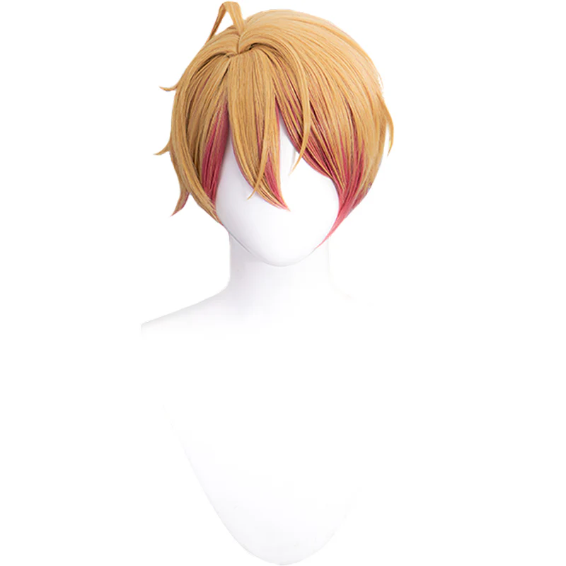 【Ready For Ship】【Gradient Ver】DokiDoki Anime Oshi no Ko Cosplay Hoshino Aquamarine Wig Short Brown Red - Image 5
