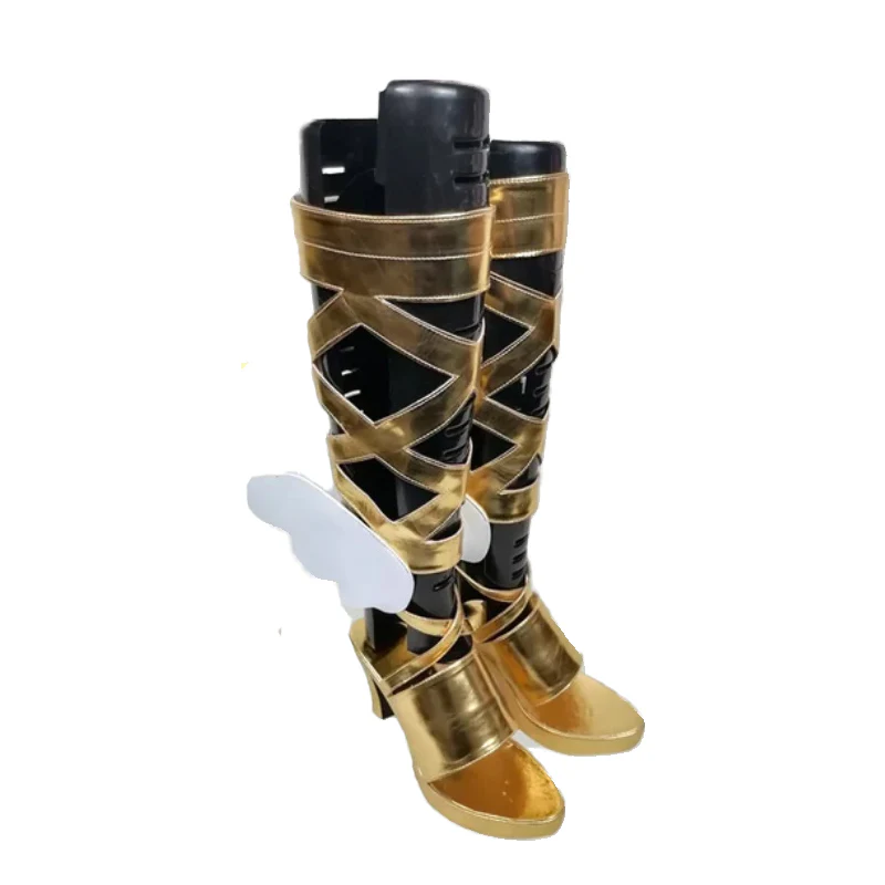 DokiDoki Anime Cosplay Golden Hollow Shoes - Image 2