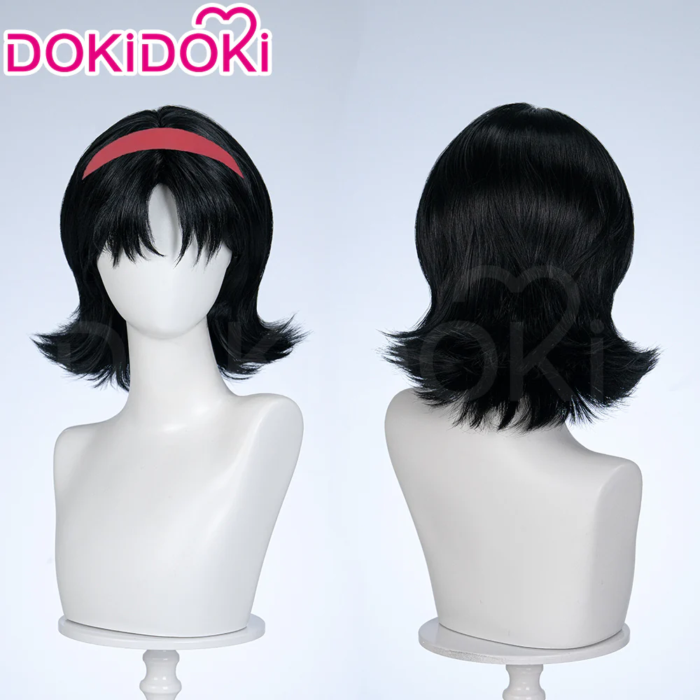 DokiDoki Anime Perfect Blue Cosplay Mima Kirigoe Wig Short Black Hair