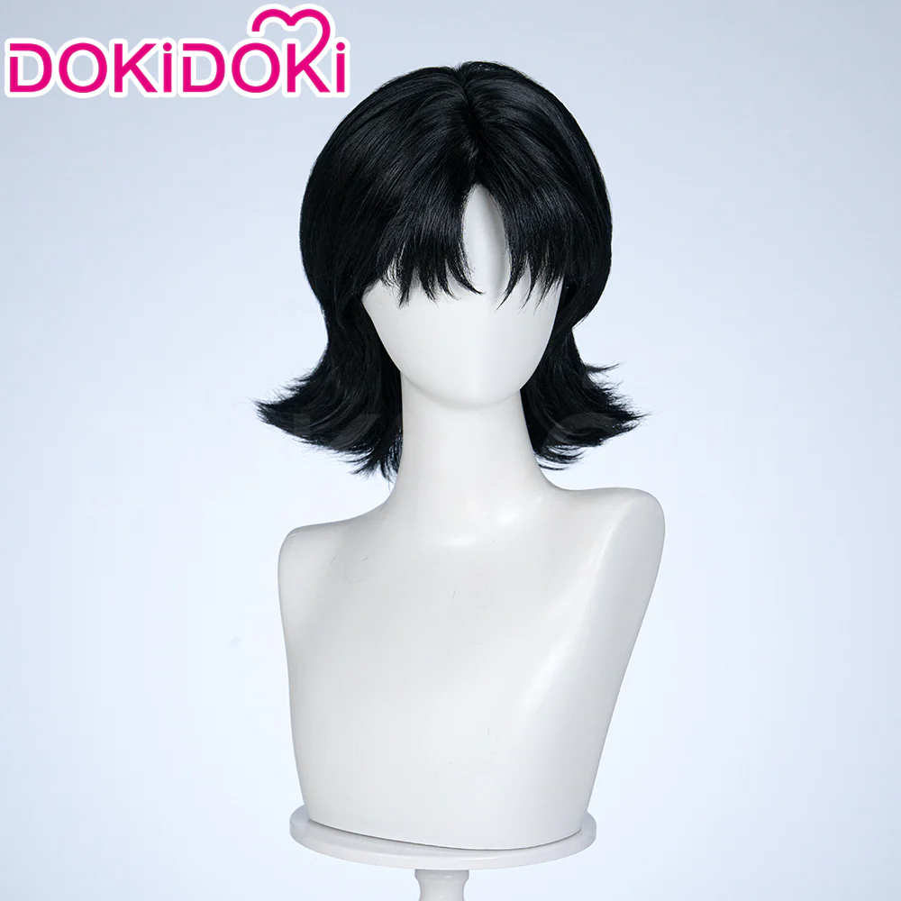DokiDoki Anime Perfect Blue Cosplay Mima Kirigoe Wig Short Black Hair - Image 2