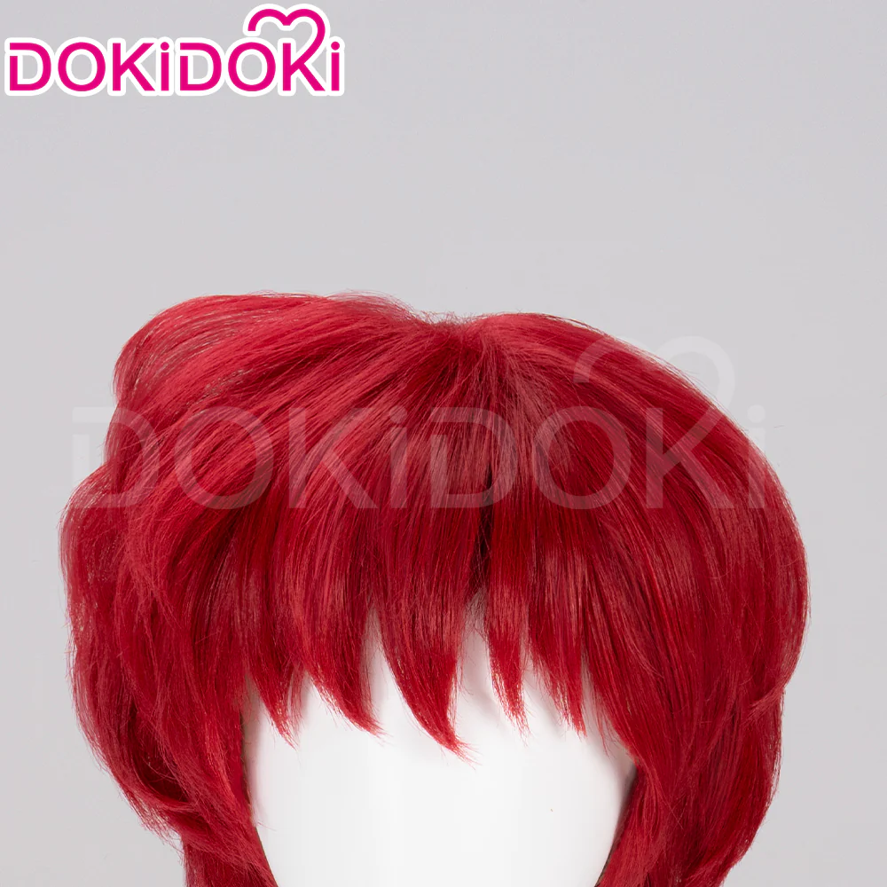 【Ready For Ship】DokiDoki Anime Ranma Nibun-no-Ichi Cosplay Ranma Wig Red Ranma1/2 - Image 4