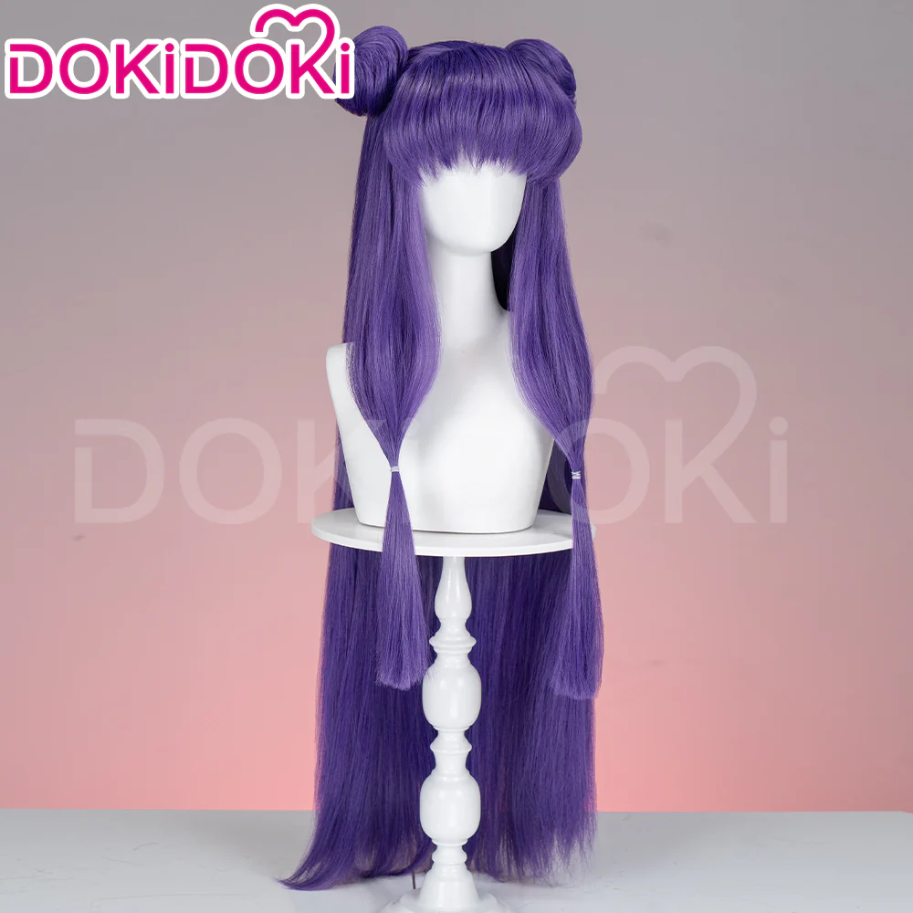 【Ready For Ship】DokiDoki Anime Ranma Nibun-no-Ichi Cosplay Shampoo Wig Purple Long Wig Ranma1/2 - Image 2