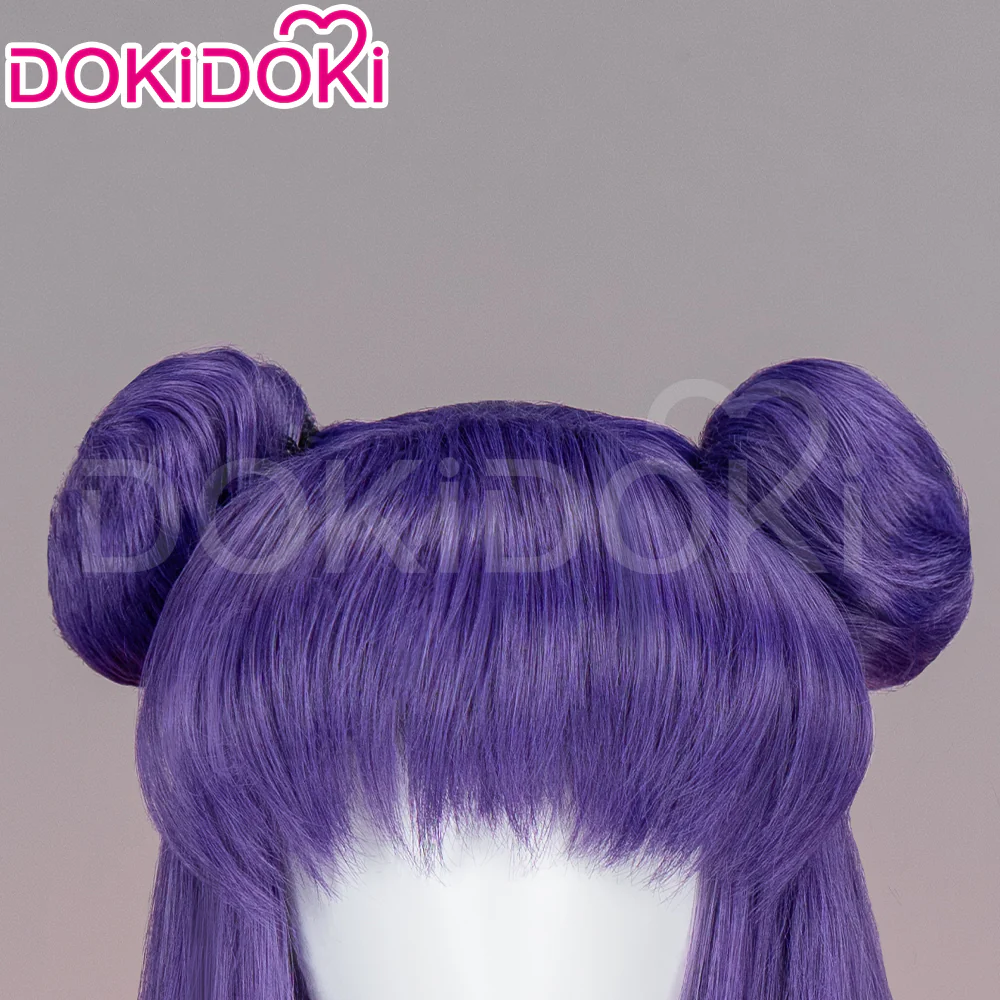 【Ready For Ship】DokiDoki Anime Ranma Nibun-no-Ichi Cosplay Shampoo Wig Purple Long Wig Ranma1/2 - Image 4