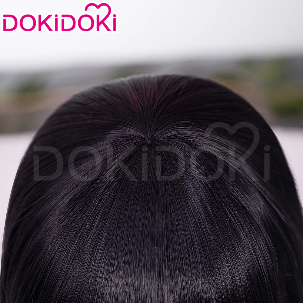 【Ready For Ship】DokiDoki Anime Rock Is a Lady's Modesty Cosplay Otoha Kurogane Wig Long Straight - Image 5