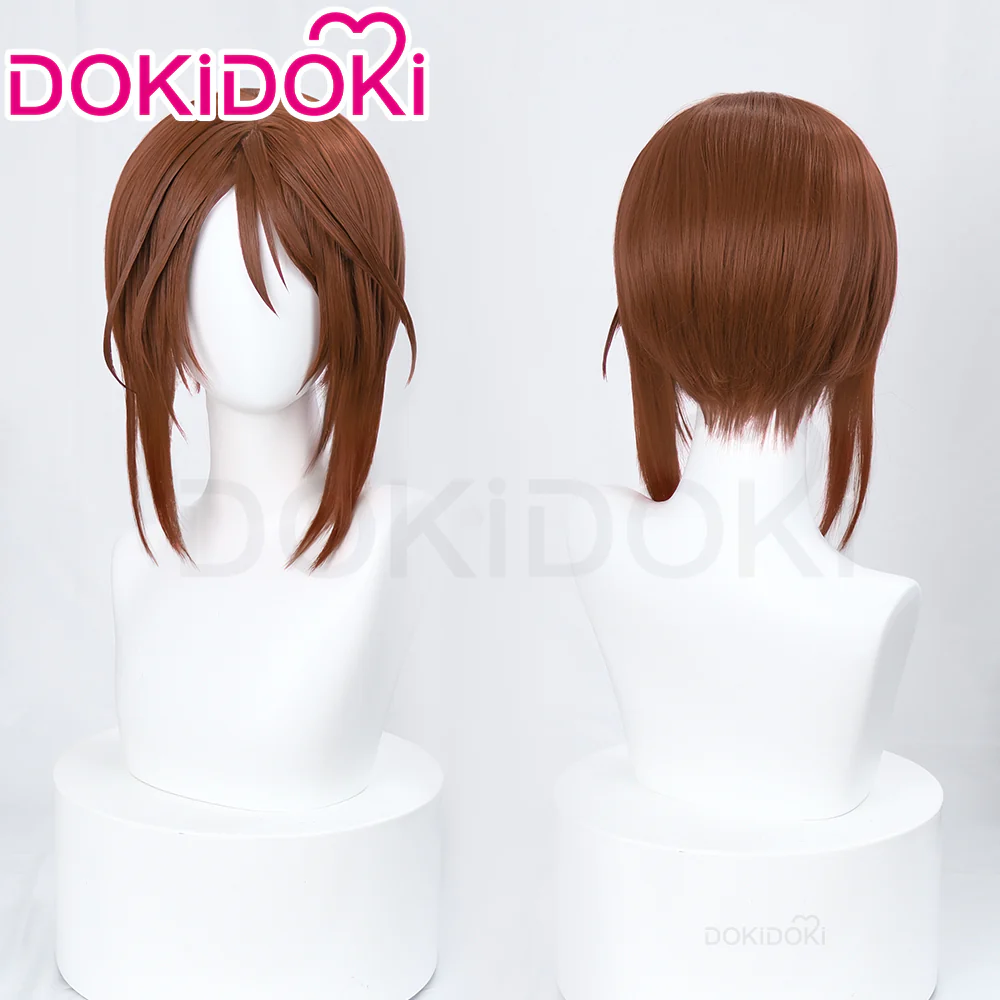 【Ready For Ship】DokiDoki Anime Rozen Maiden Cosplay Lapislazuli Stern Wig Short Straight Brown Red Hair Souseiseki