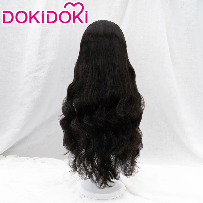 【Ready For Ship】DokiDoki Anime Cosplay Wig Long Curly Black Hair - Image 3