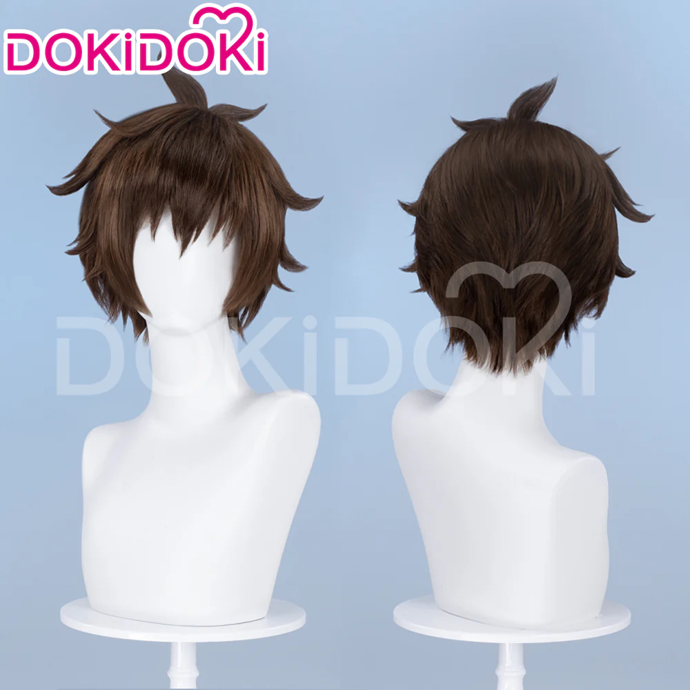 【Ready For Ship】DokiDoki Anime  Cosplay Wig Short Brown Men