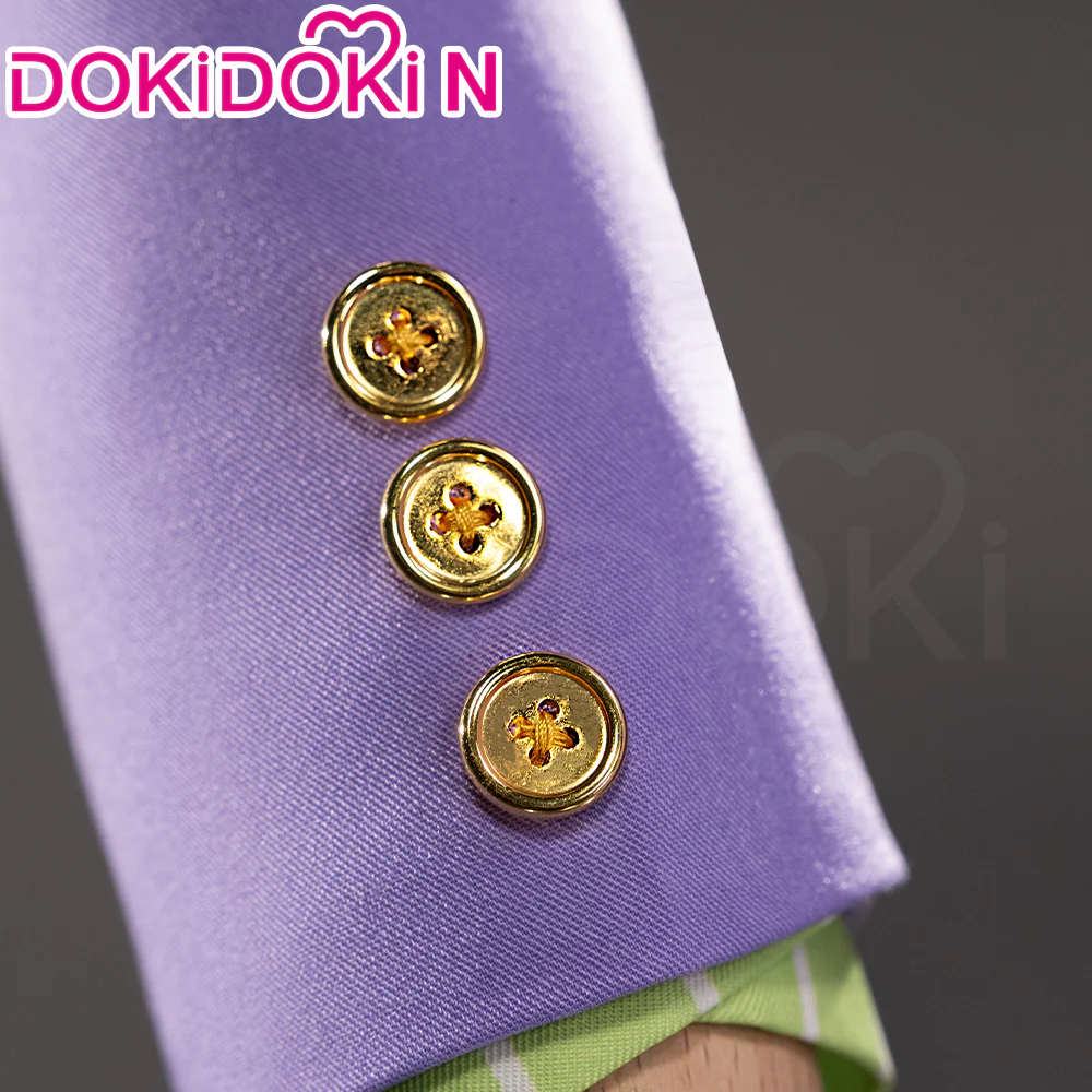 DokiDoki-N Anime Season 4 Cosplay Costume Anime Version Purple Green Suit - Image 3