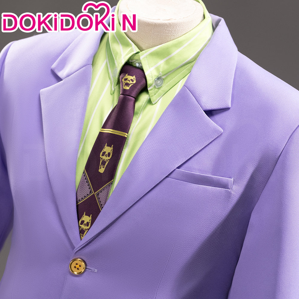 DokiDoki-N Anime Season 4 Cosplay Costume Anime Version Purple Green Suit - Image 4