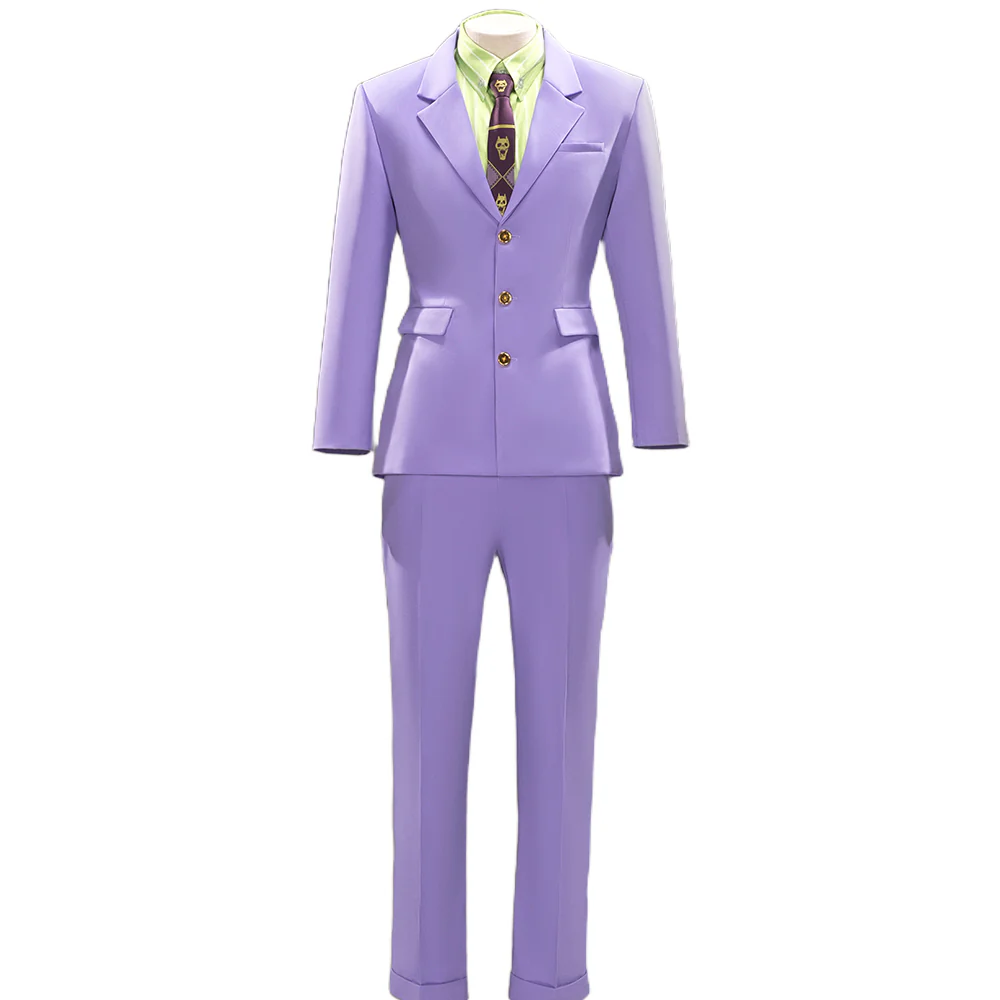 DokiDoki-N Anime Season 4 Cosplay Costume Anime Version Purple Green Suit - Image 5