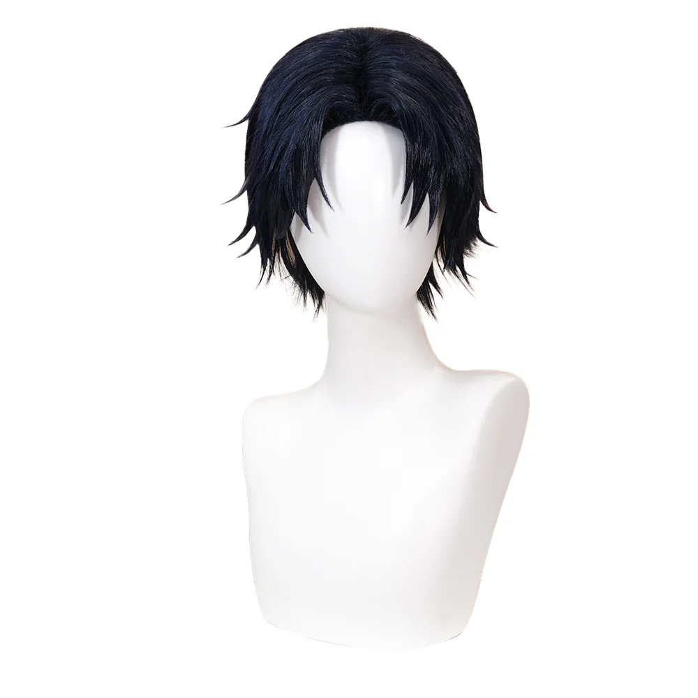 【Ready For Ship】DokiDoki Anime Seraph Of The End Cosplay Guren Ichinose Wig Short Straight Black Hair - Image 2