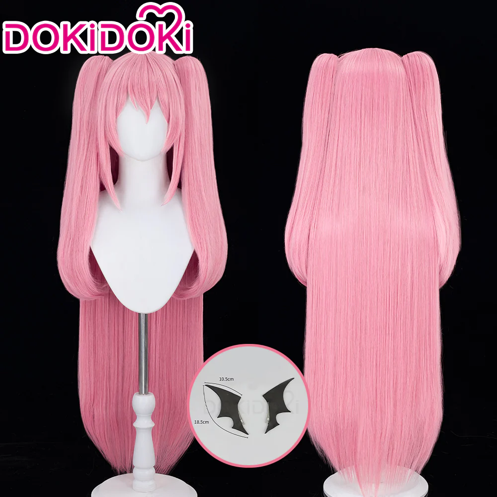 【Ready For Ship】DokiDoki Anime Seraph Of The End Cosplay Krul Tepes Cosplay Wig / Headwear Long Pink Wig Halloween - Image 2
